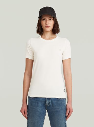 Top Statement Chest Logo Optic Slim